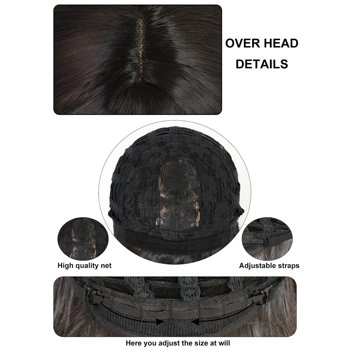 Synthetic 46Inch Black Straight Extra Long Stylish and Versatile Anime Cosplay Wig With Bangs For Daily Party Wear Wig Fashion