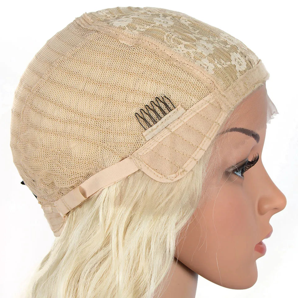 Synthetic Wigs Cosplay Loose Wave Hair Lace Front Wigs For Women Ombre Brown Water Wave 42 Inch Curly Hair Heat Resistant Wig