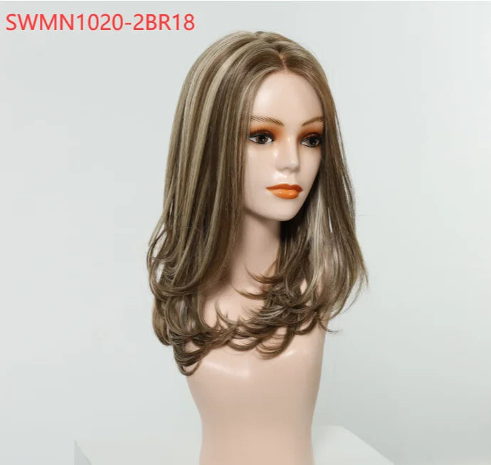 New Arrival High Quality Transparent Lace Synthetic Fiber Monofilament Mono Lace Wigs for Women Heat Resistant White Wig