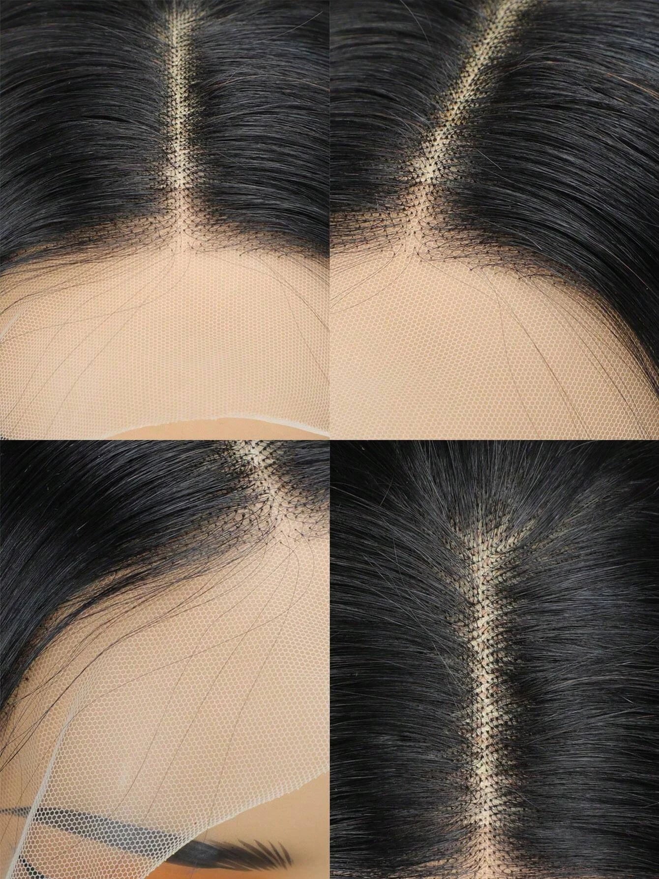 250% Density 360g 13x4 Straight Lace Front Wig with Baby Hair, Pre-Plucked HD Transparent Human Hair Wig for Women