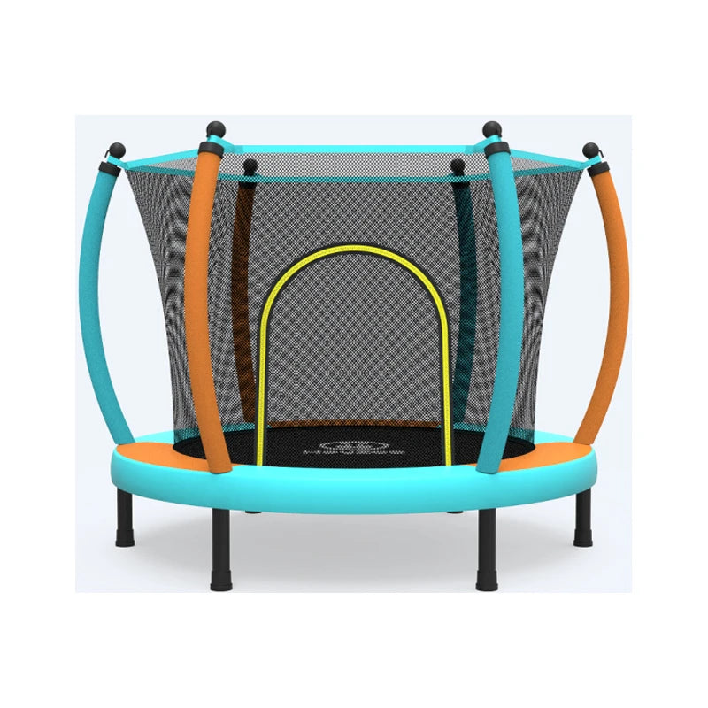 Zoshine Children Mini Trampoline 60inch Sports Fitness with Enclosure Net and Safety Pad Designed for Safe Fun Toys for Kids