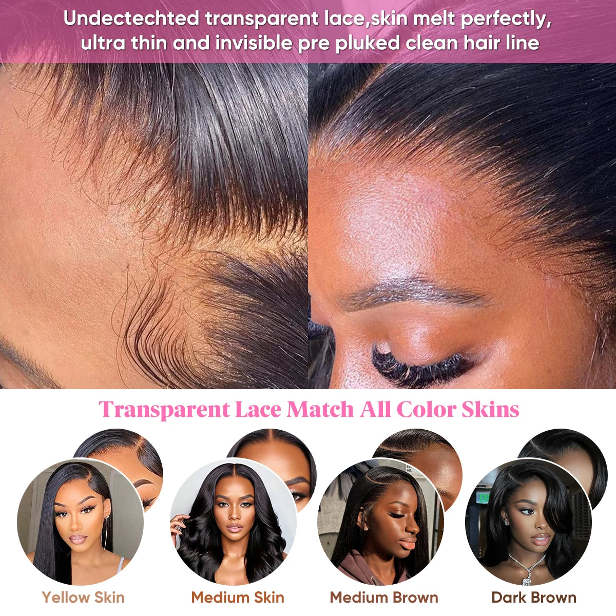 Wholesale 13*4 Premium Lace Long Straight Heat-Friendly Synthetic Glueless Lace Front Wigs High Temperature Fiber for Women