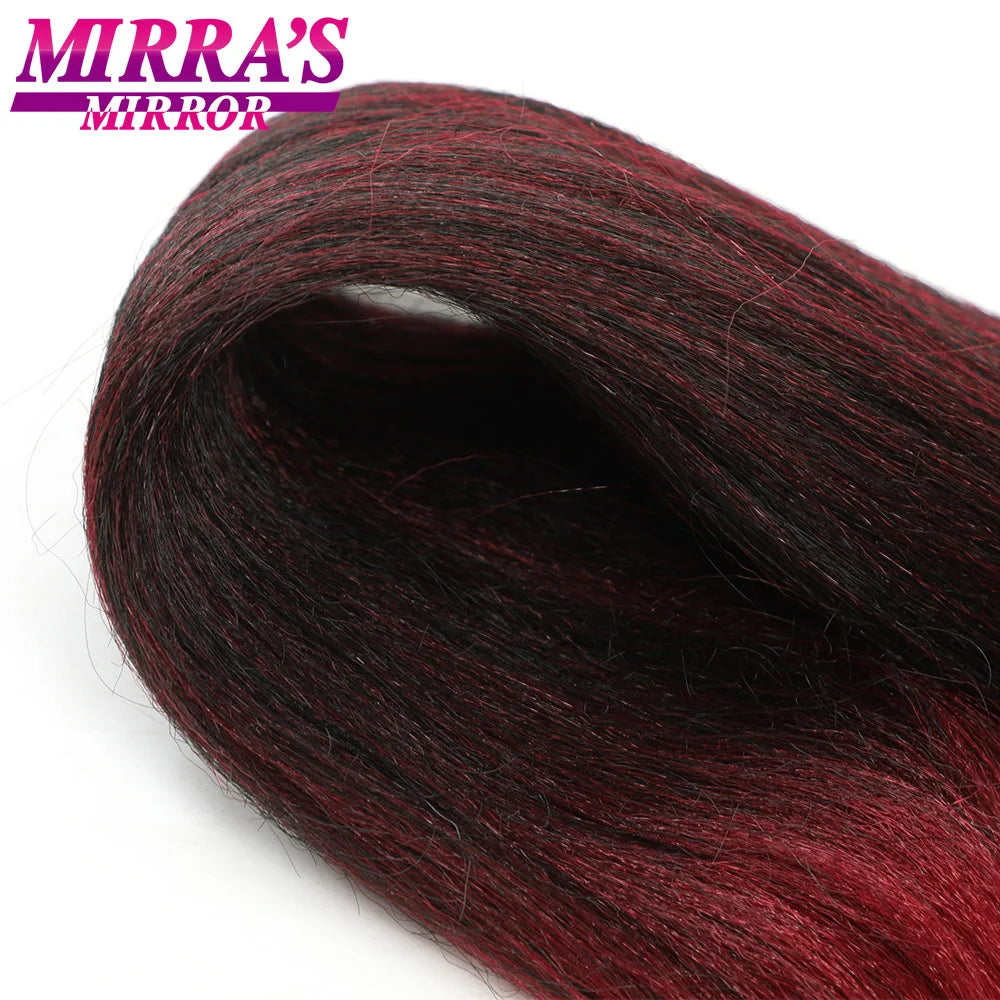 Easy Jumbo Braids Hair Extensions Pre Stretched Braiding Hair Afro Synthetic Hair Strand Braid Hot Water Set 12/16/26/30/36 Inch