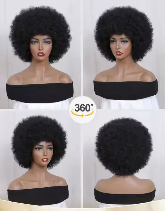 Hot Sale Wholesale Price Heat Resistant Synthetic Hair Wigs Curly Premium Wig Luxury Synthetic Afro Curly Wigs
