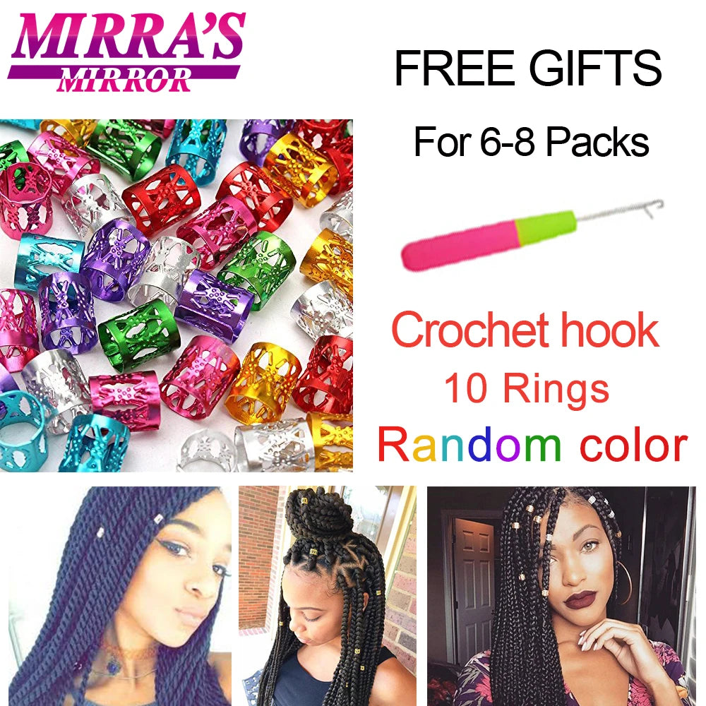 Easy Jumbo Braids Hair Extensions Pre Stretched Braiding Hair Afro Synthetic Hair Strand Braid Hot Water Set 12/16/26/30/36 Inch