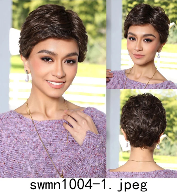 New Arrival High Quality Transparent Lace Synthetic Fiber Monofilament Mono Lace Wigs for Women Heat Resistant White Wig