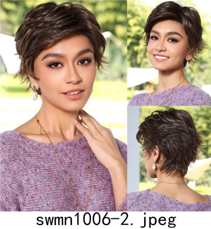 New Arrival High Quality Transparent Lace Synthetic Fiber Monofilament Mono Lace Wigs for Women Heat Resistant White Wig