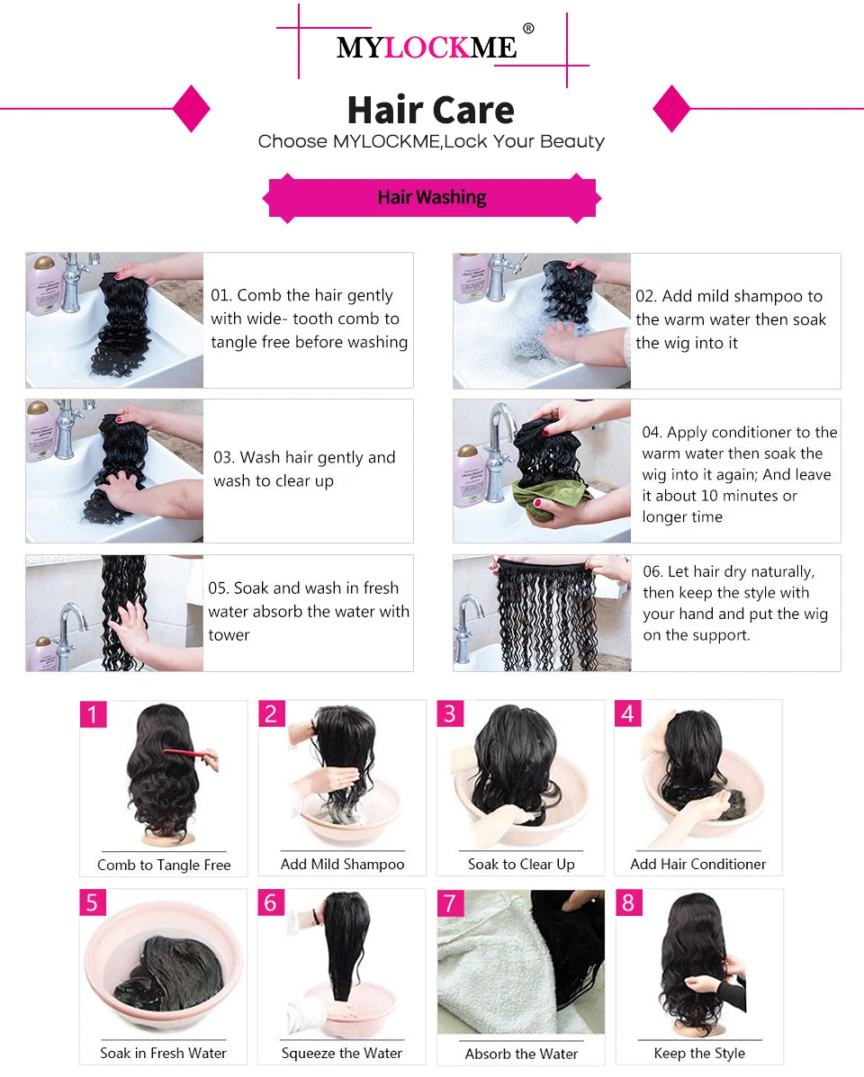 Headband Wig Human Hair Kinky Curly MYLOCKME No Glue Full Machine Made Brazilian Remy Human Hair Wigs For Women 180% Density