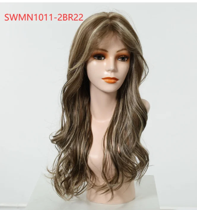New Arrival High Quality Transparent Lace Synthetic Fiber Monofilament Mono Lace Wigs for Women Heat Resistant White Wig