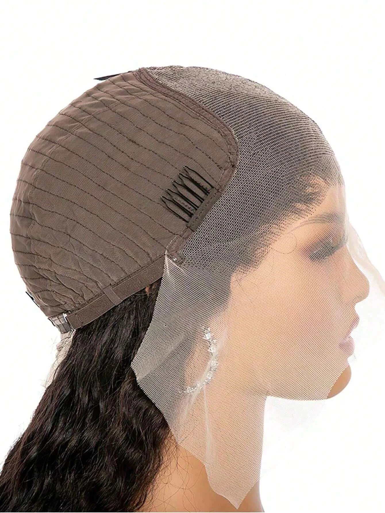 250% Density 360g 13x4 Straight Lace Front Wig with Baby Hair, Pre-Plucked HD Transparent Human Hair Wig for Women