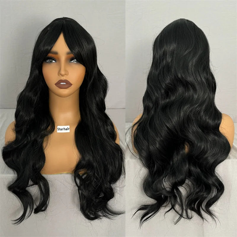 Hot Selling Pre Plucked Hairline 613# Kinky Straight Heat Resistant Glueless Synthetic Lacefront Wig for Black Womens Daily Use