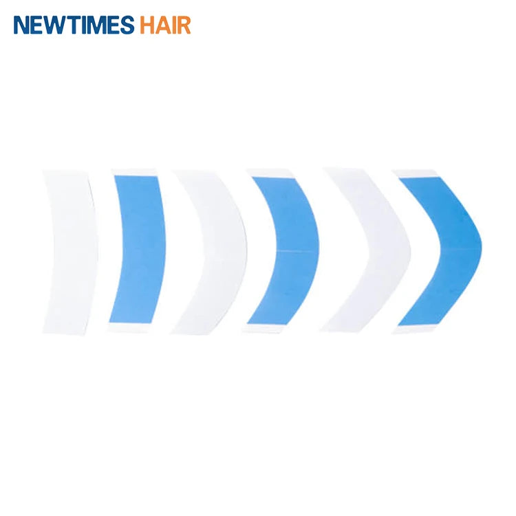 Walker Lace Front Wig Tape Contours for Toupee Hair Systems Adhesive Tape 36PCs (Blue Tape)