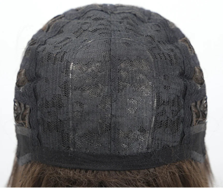 Small T-part Lace Front Natural Hairline Wig Elegant High Temperature Fiber Synthetic High Quality Orange Yaki Big Curly Wigs