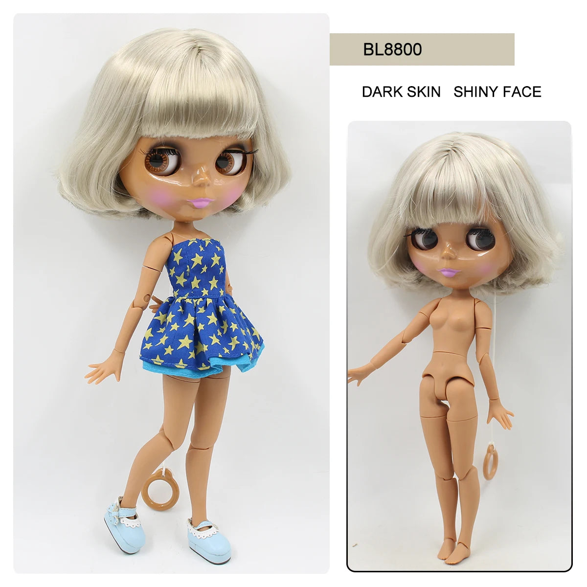 ICY DBS blyth doll 1/6 BJD toy custom doll joint body special offer on sale random eyes color nude doll 30cm anime girls gift
