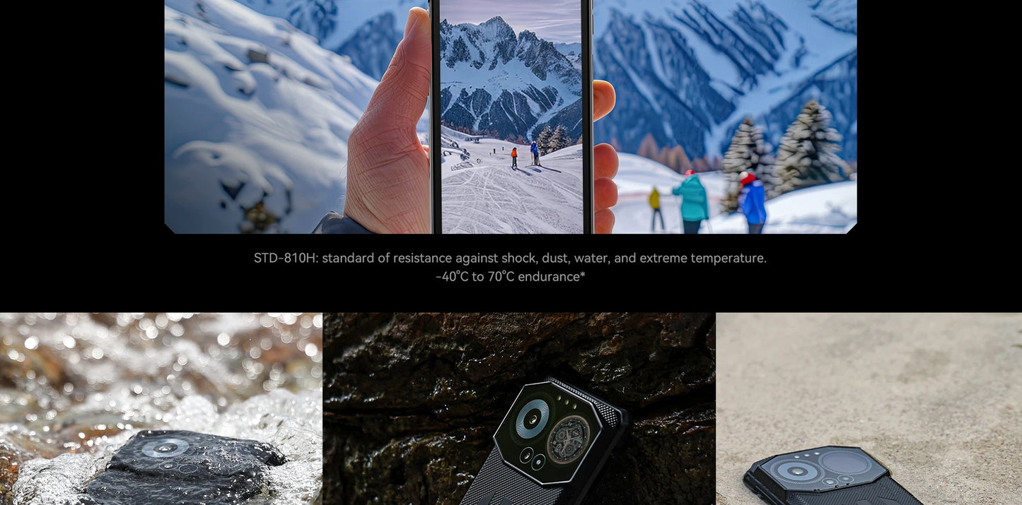 IIIF150 B3C Rugged Smartphone Dual Display 16GB 256GB 50MP Camera 10800mAh Android 14 Ultra-Thin Rugged Phone Global Version