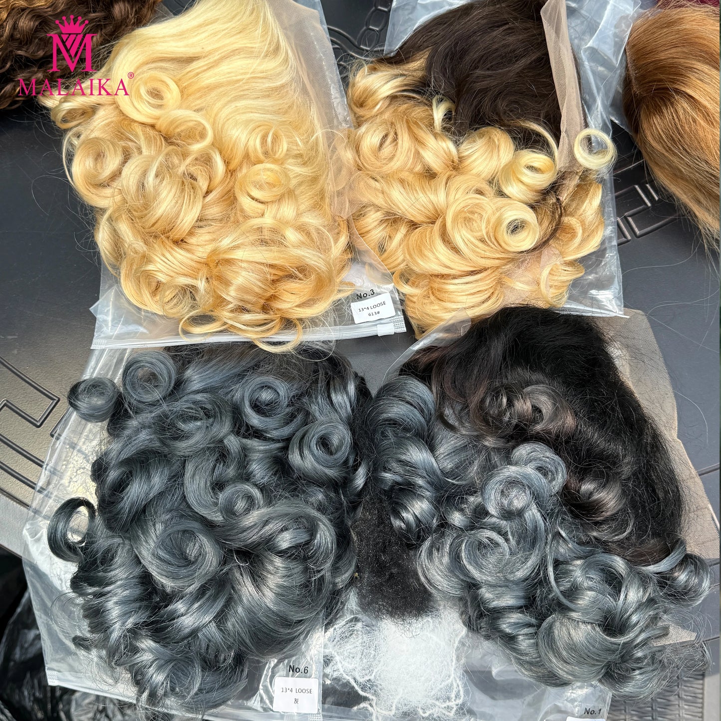 613# Pixie Cut Wigs Human Hair Loose Wave Curly Wig 13x4 Lace Front Human Hair Wig 260% Density 8Inch for Black Women