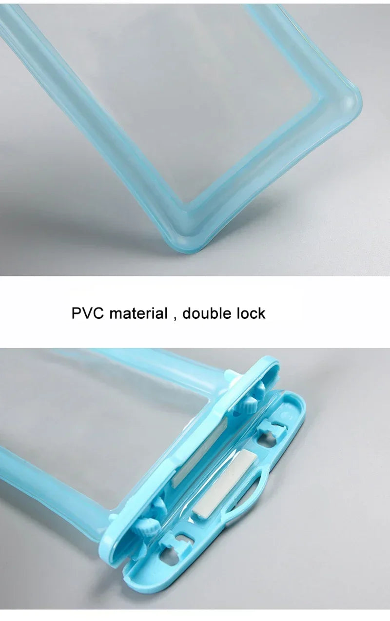 Waterproof Swimming Mobile Phone Cases Macron AirBag Hanging Neck Cases Diving Skiing Universal Phone Bag for All Phones 7 Inch