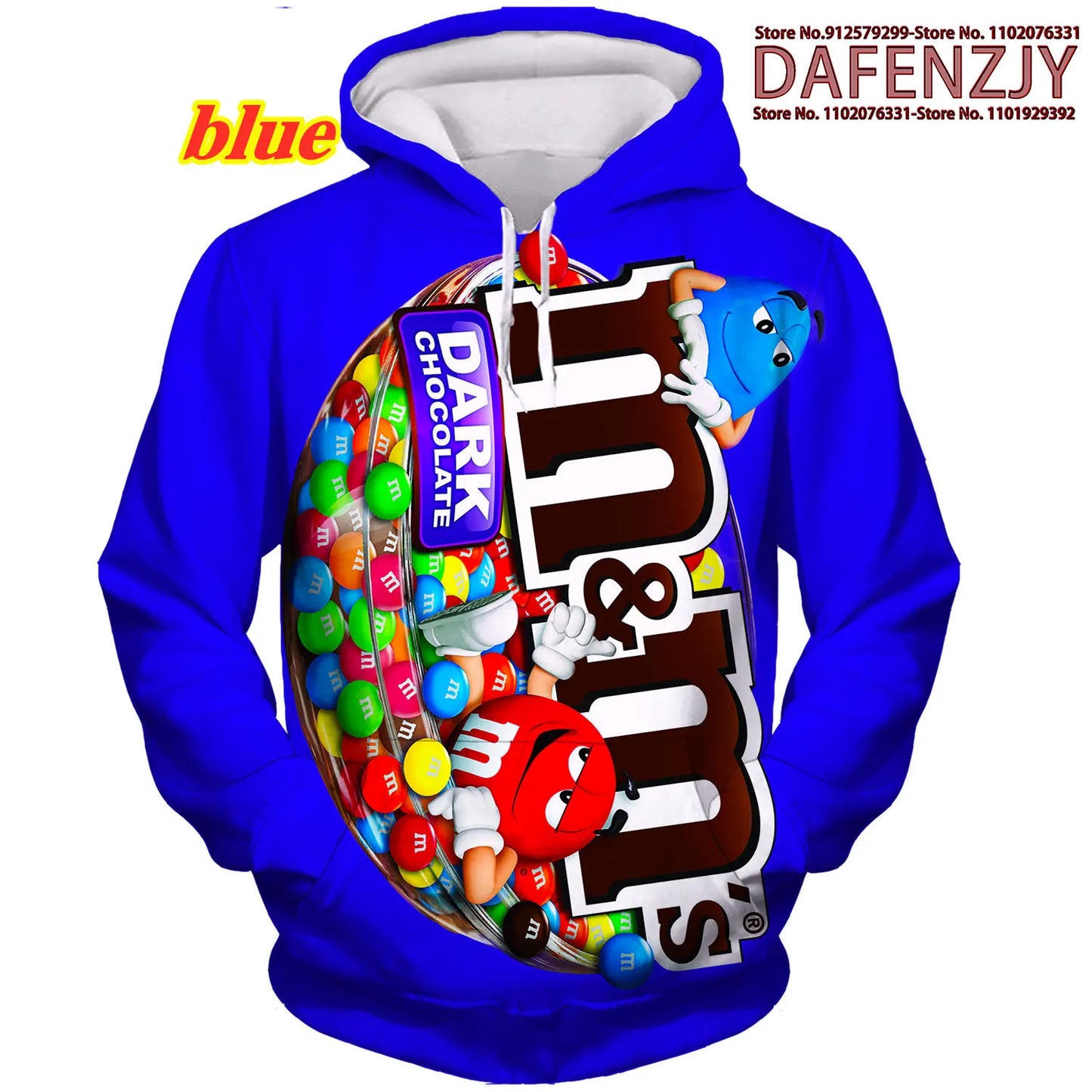 Men's Novelty Food Hoodie 3D Print Pullover Unisex Casual Sweatshirt