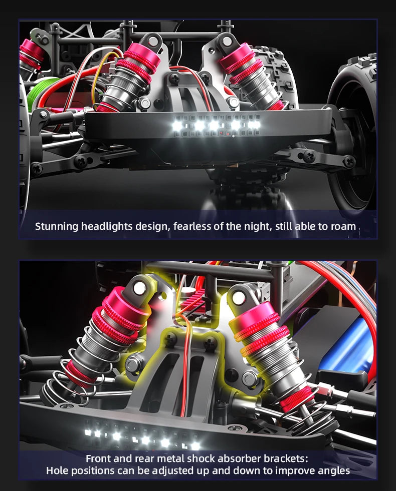 JJRC C8803 C8805 RC Car 4x4 Super Brushless 50/60/70KM/H 4WD High Speed RC Off-Road Car Children and Adults Toys