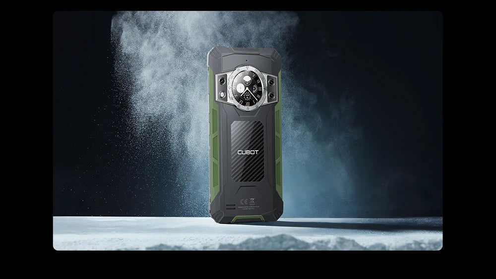 Cubot Kingkong Ace 2, Ultra-Thin and Robust Smartphone with Android 14, 16 Gb Ram (6 Gb + 10 Gb Expandable), 128 Gb Rom, 6.56 Inch and 90 Hz Screen, Nfc, 5100 Mah Battery, 4g Cell Phone