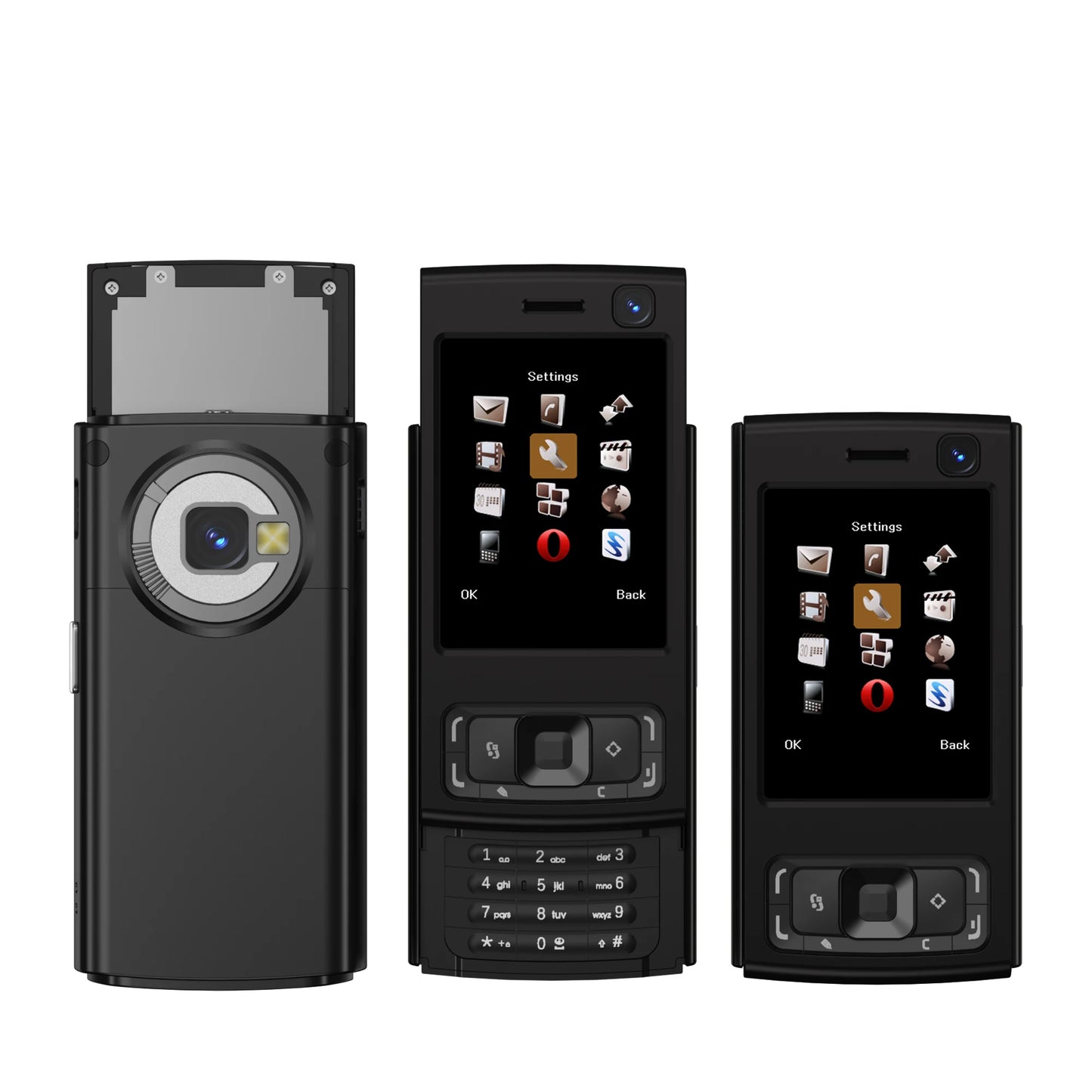 SERVO N95 PRO 2G GSM Slide Screen Mini Mobile Phone Magic Voice Call Recording MP3/MP4 Player Blacklist Small Cellphone FM Radio