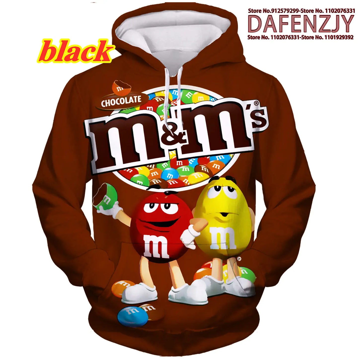 Men's Novelty Food Hoodie 3D Print Pullover Unisex Casual Sweatshirt