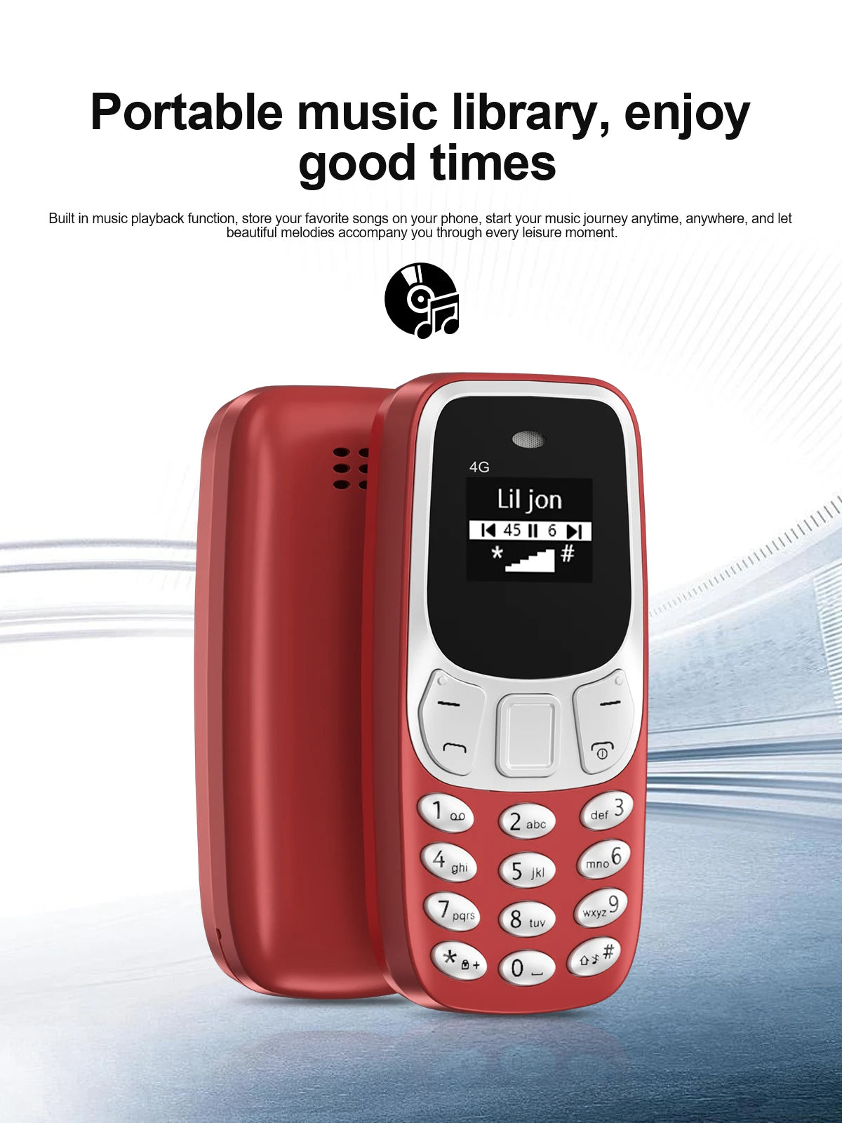 SERVO BM10 4G Mini Button Function Phone Speed Dial Auto Call Recorder Blacklist 2 SIM Small Mobile Phone Multilingual 2025 New