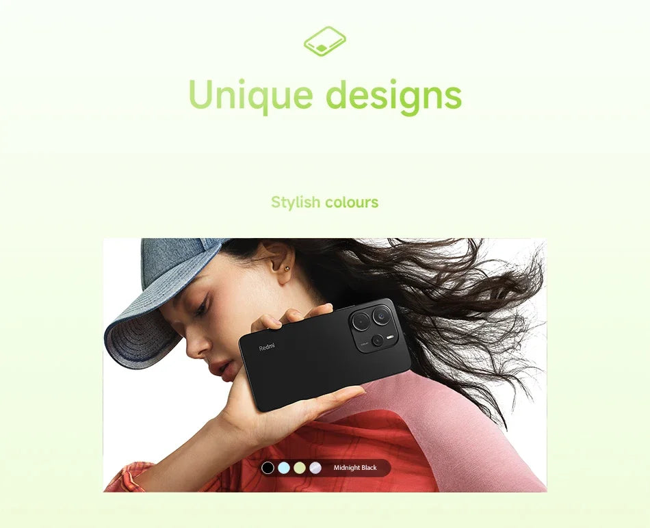 Xiaomi Redmi Note 14 Global Version MediaTek Helio G99-Ultra 108MP AI Camera 6.67" AMOLED 120Hz Display 5500mAh