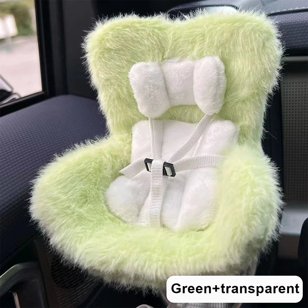 Car Doll Safety Seat for OB11 Labubu Cartoon Chair Model for Labubu Car Seat Outlet Decor for Labubu Doll Car Interior Styling