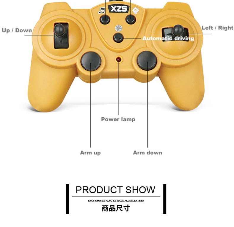 RC Car Children Toys Remote Control Car Toys For Boys Radio Control Excavator Dump Truck Bulldozer Electric car Kids Toys Gift