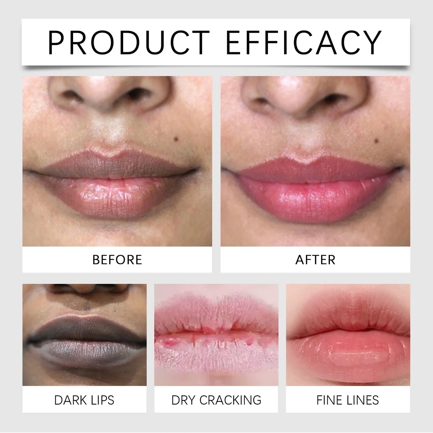 Lip Brightening Balm Moisturizing Care Long Lasting Hydration Smooth Lip Non Drying Non Irritating Safe for Dry Chapped Lip 10ml