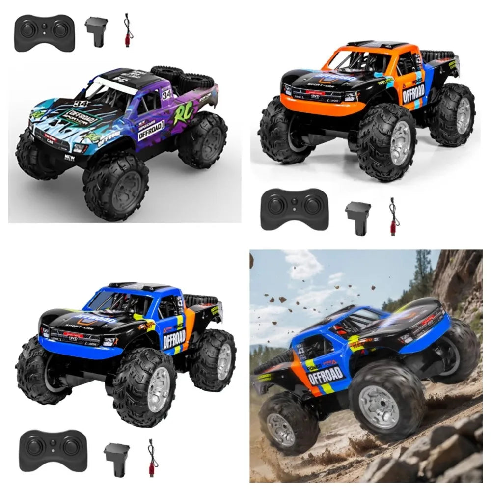RC Off Road Car 1/14 Stunt Vehicle 4WD Remote Control Amphibious Waterproof Pickup Truck Climbing Car RTR Model Toys for Boys