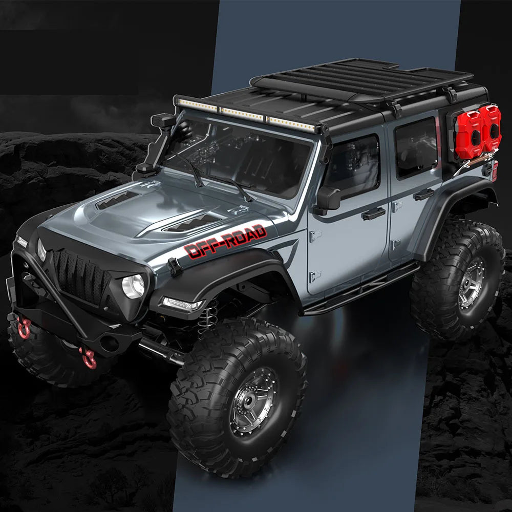 RC Car 1/10 HB RTR Remote Control Vehicle 2.4G Full Proportional Rock Crawler LED Light 4WD Off-Road Climbing Truck Toys Gifts