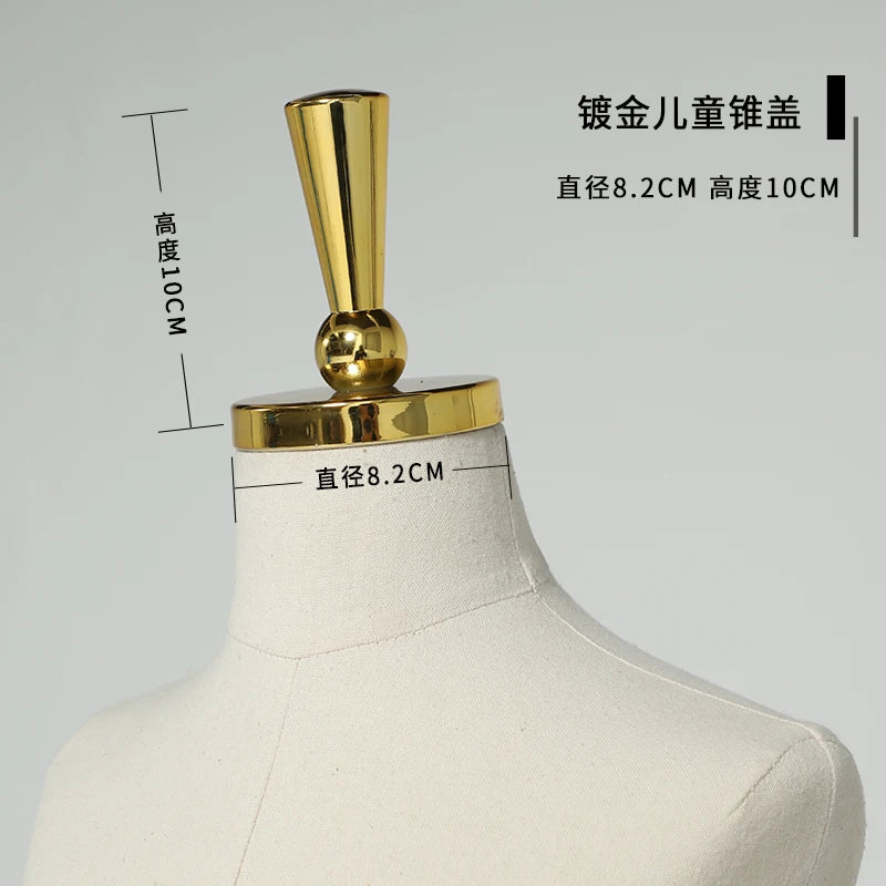 Female Male & Kids Electroplated Head Cover Mannequin Caps Accessories For Mannequins Props