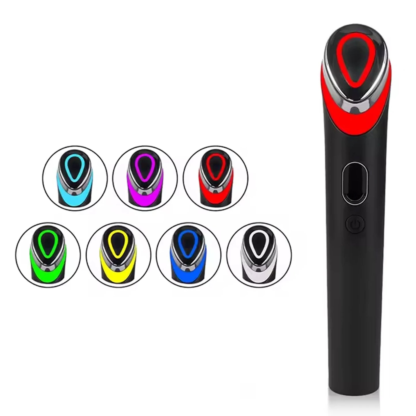 7 Colors EMS Microcurrent Facial Massager Age-R Booster Pro Anti Wrinkle Lift Device Home Use Beauty Tool for Skin Care & Rejuve