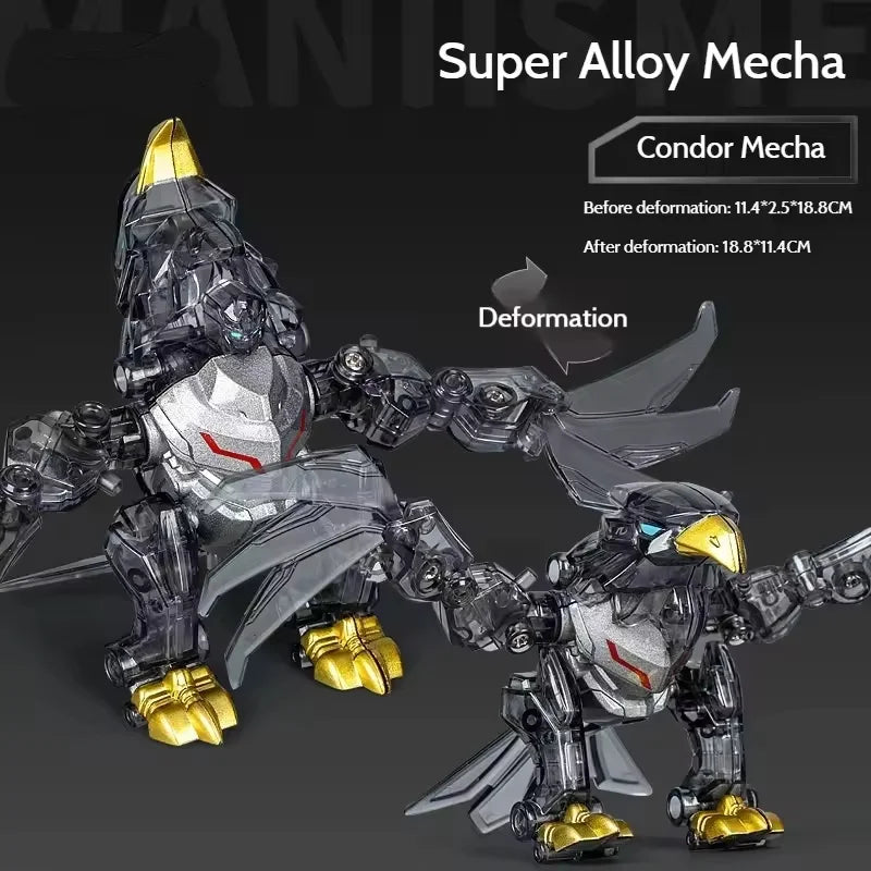 Transformation Robot Toys 2 In 1 Assembly Robot Alloy Mecha Deformation Simulation Insect Beast Children Deformation Robot