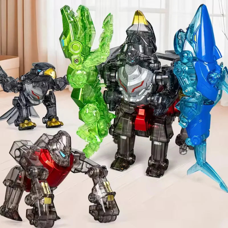 Transformation Robot Toys 2 In 1 Assembly Robot Alloy Mecha Deformation Simulation Insect Beast Children Deformation Robot