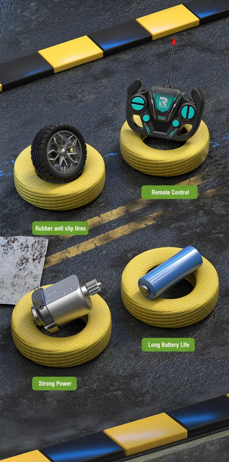 Rc Car 4Ch High-Speed Remote Control Drift Racing Car Electric Sportscar Toy Vehicle Model Toys for Boys Kids Birthday Gift