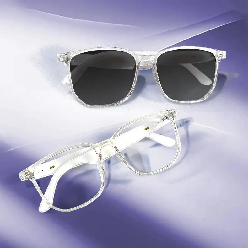 GS03 Smart Glasses for Men BT Sunglasses Earphone Outdoor Sports UV400 Polarized Anti Blue Light Lens IPX5 Intelligent Glass