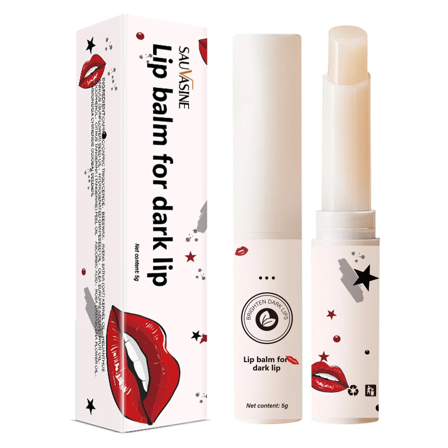 Lip Balm Moisturizing Lipstick For Dry Lips Reduce Lip Lines Makeup Nourishing Repair Brighten Exfoliation Lipbalm Lip Care