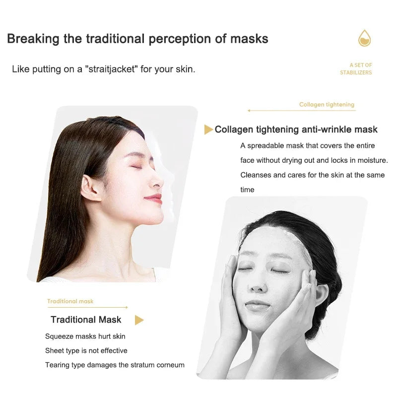 2025 hot Korea Miracle DIY Face Mask | Peptide Essence Face Lifting Firming Fine Lines Moisturising SPA Skin Care Beauty