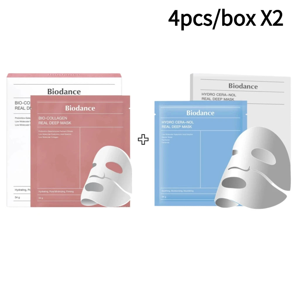 Bio Collagen Face Mask Shrink Pores Deep Hydrating Mask Biodance Collagen Cotton Tablets Moisturizing Nourishing Skin Care