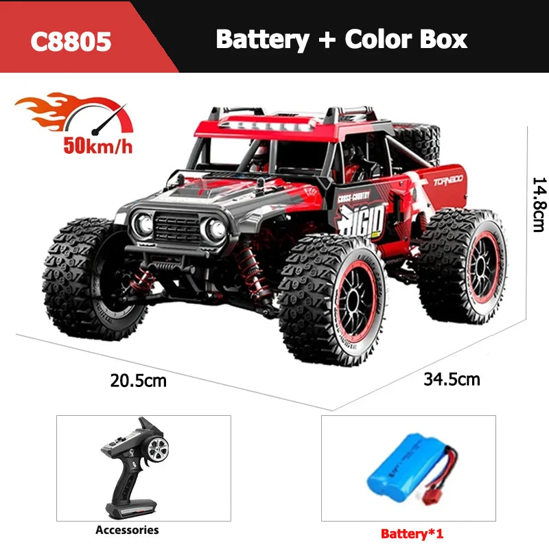 JJRC C8803 C8805 RC Car 4x4 Super Brushless 50/60/70KM/H 4WD High Speed RC Off-Road Car Children and Adults Toys