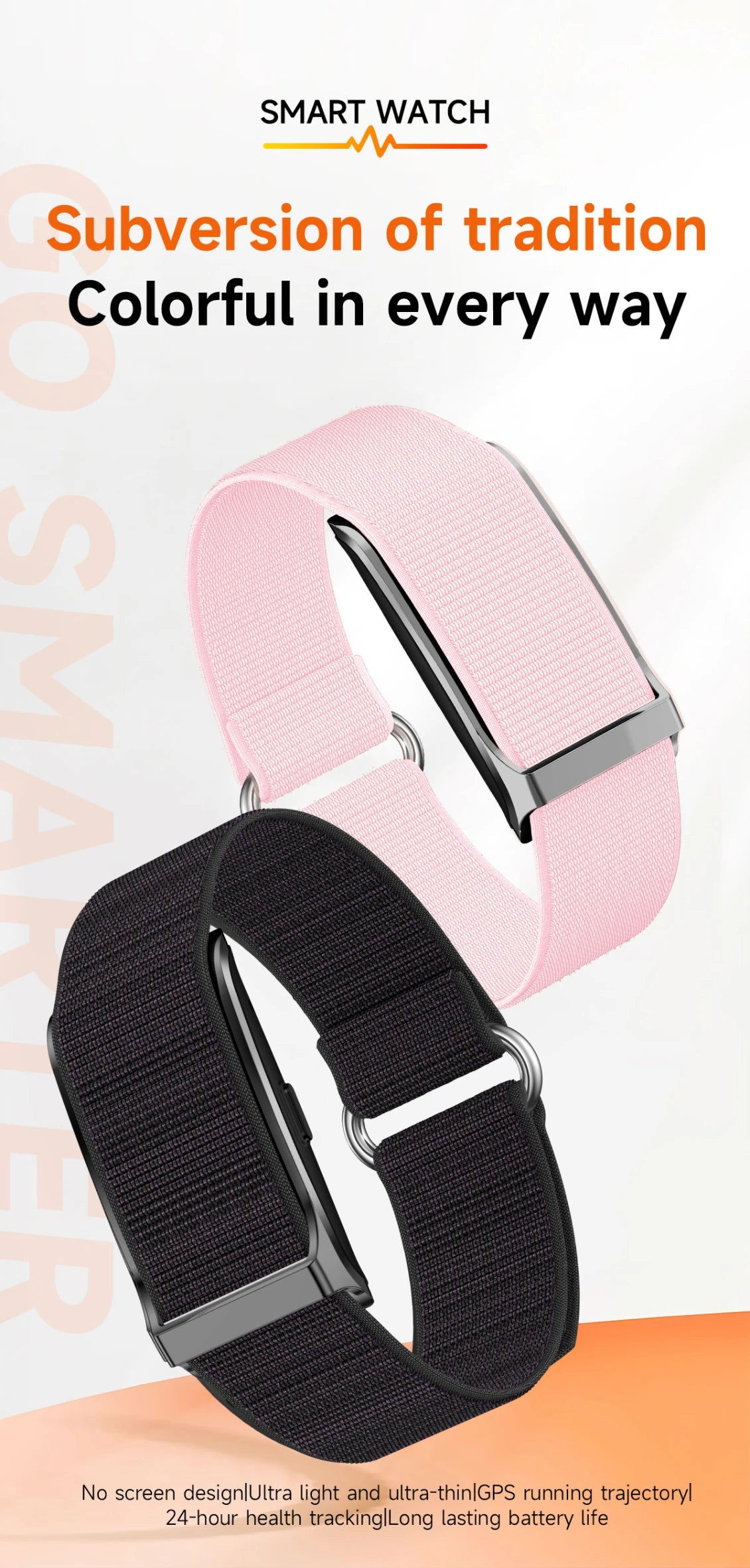 New Smart Watch Men Smart Health Wristband Women GPS Sport Trajectory 1ATM Waterproof All Day Healthy Monitor Fitness Bracelet