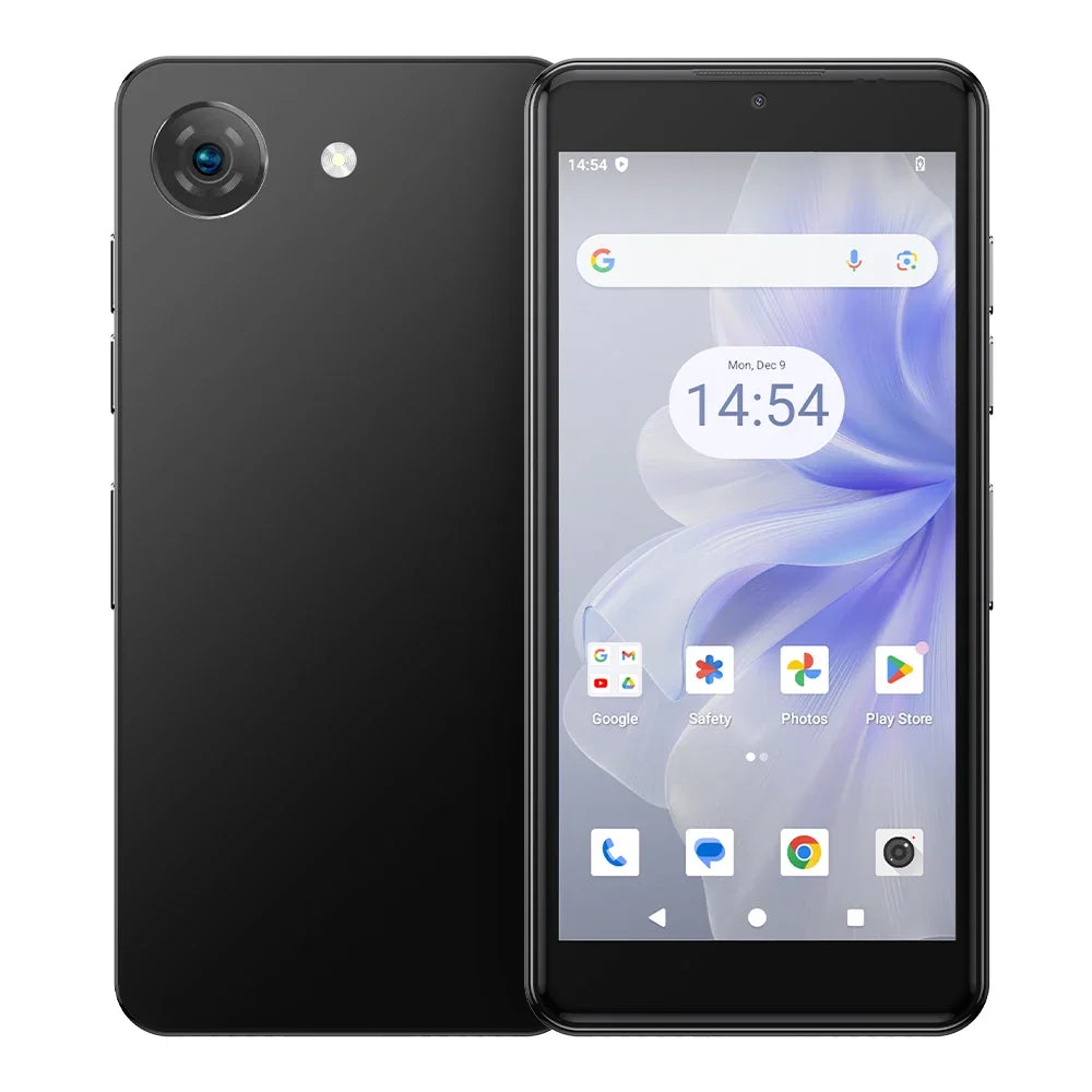 UNIWA Phonemax Q9 Mini Unisoc T606 4G Smartphone 4 Inch QHD 4GB RAM 64GB ROM Mobile Phone Android 14 2000mAh Small Phone Face ID