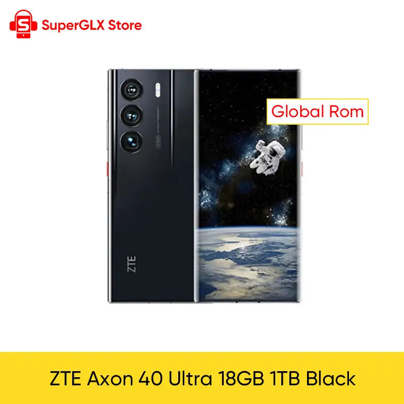 New ZTE Axon 40 Ultra Space Edition 5G Smartphone with UDC Tech Snapdragon 8 Gen 1 6.8" 120Hz AMOLED Display 5000mAh Battery