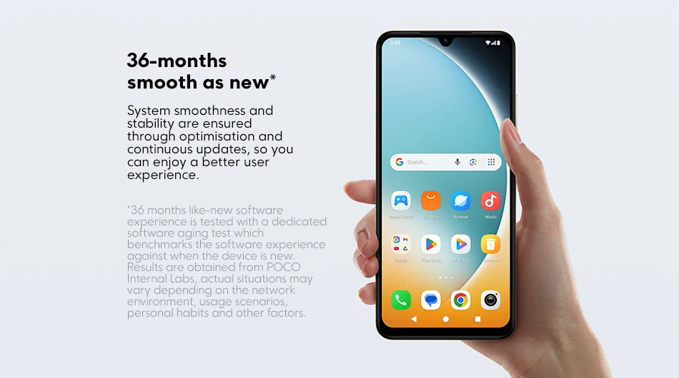 POCO C71 Global Version UNISOC T7250 processor 32MP AI dual camera Immersive 6.88” display 15W fast charging AI face unlock