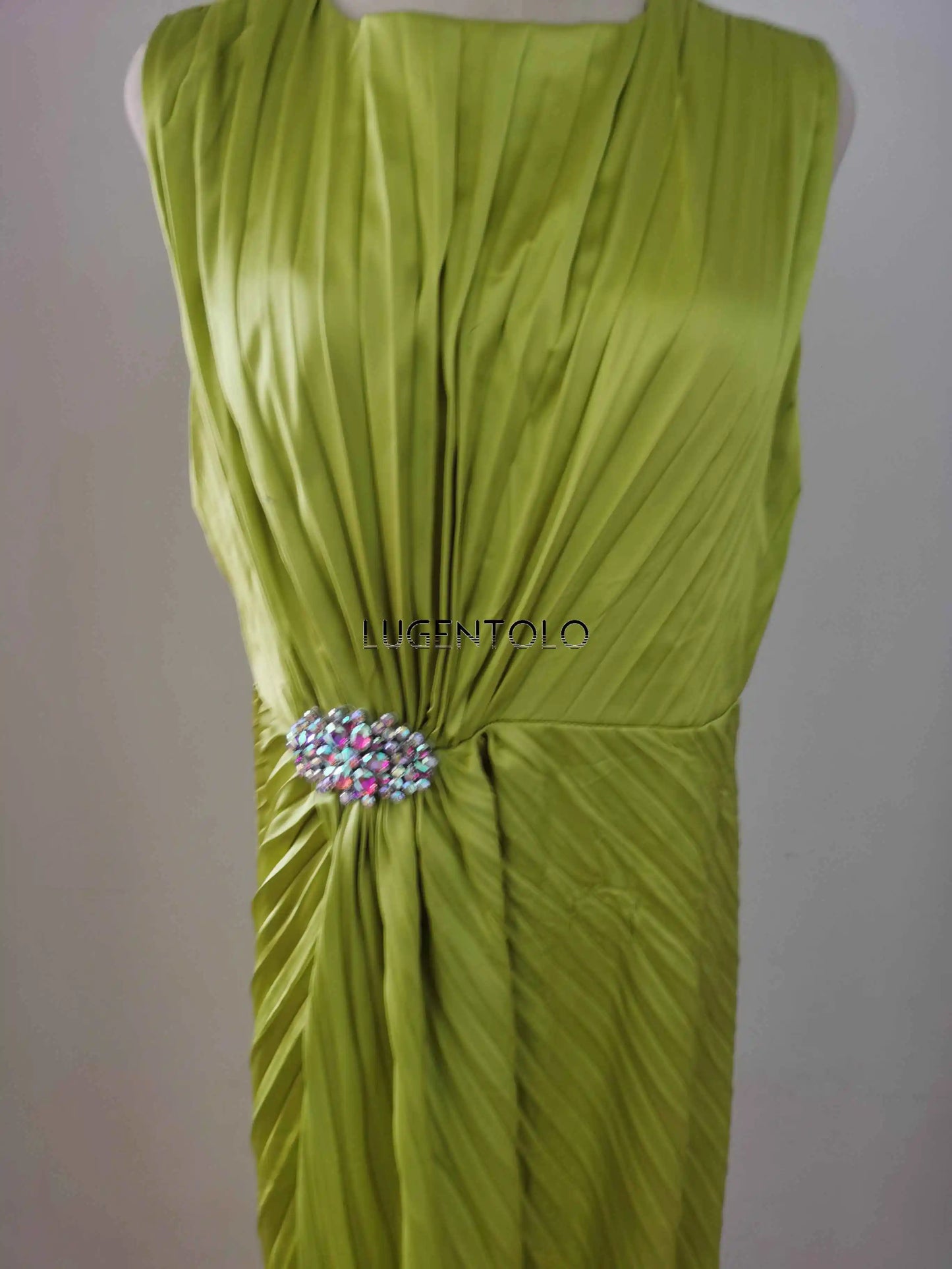 Women Sexy Dress New Sleeveless Solid Party Slim Empire Split Female Elegant Round Neck Fashion Long Clothing