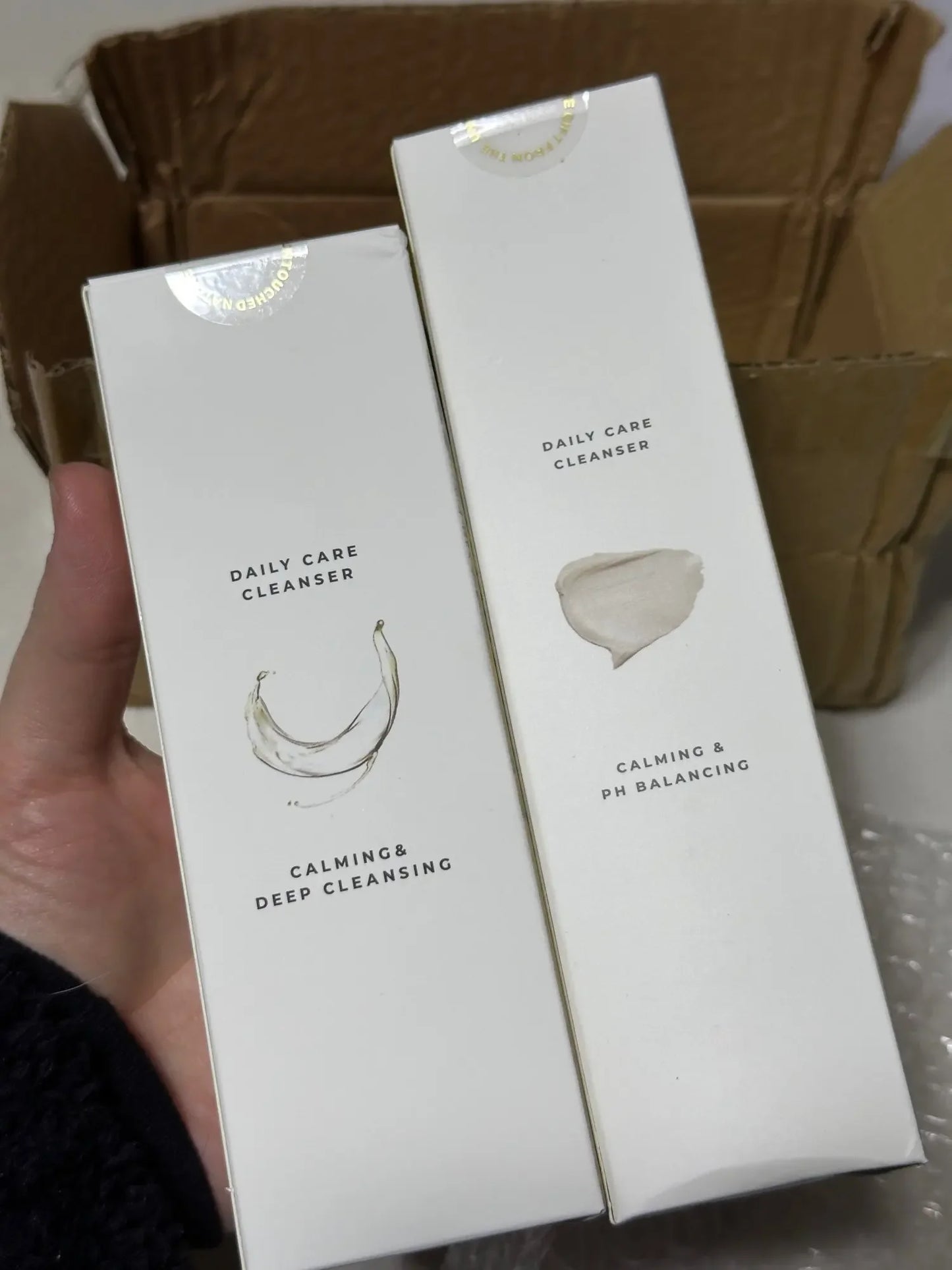 Korean Skin Care Centella Ampoule Face Wash Foam Cleanser Facial Pore Control Makeup Gentle Cleansing Oil Original Skincare Set