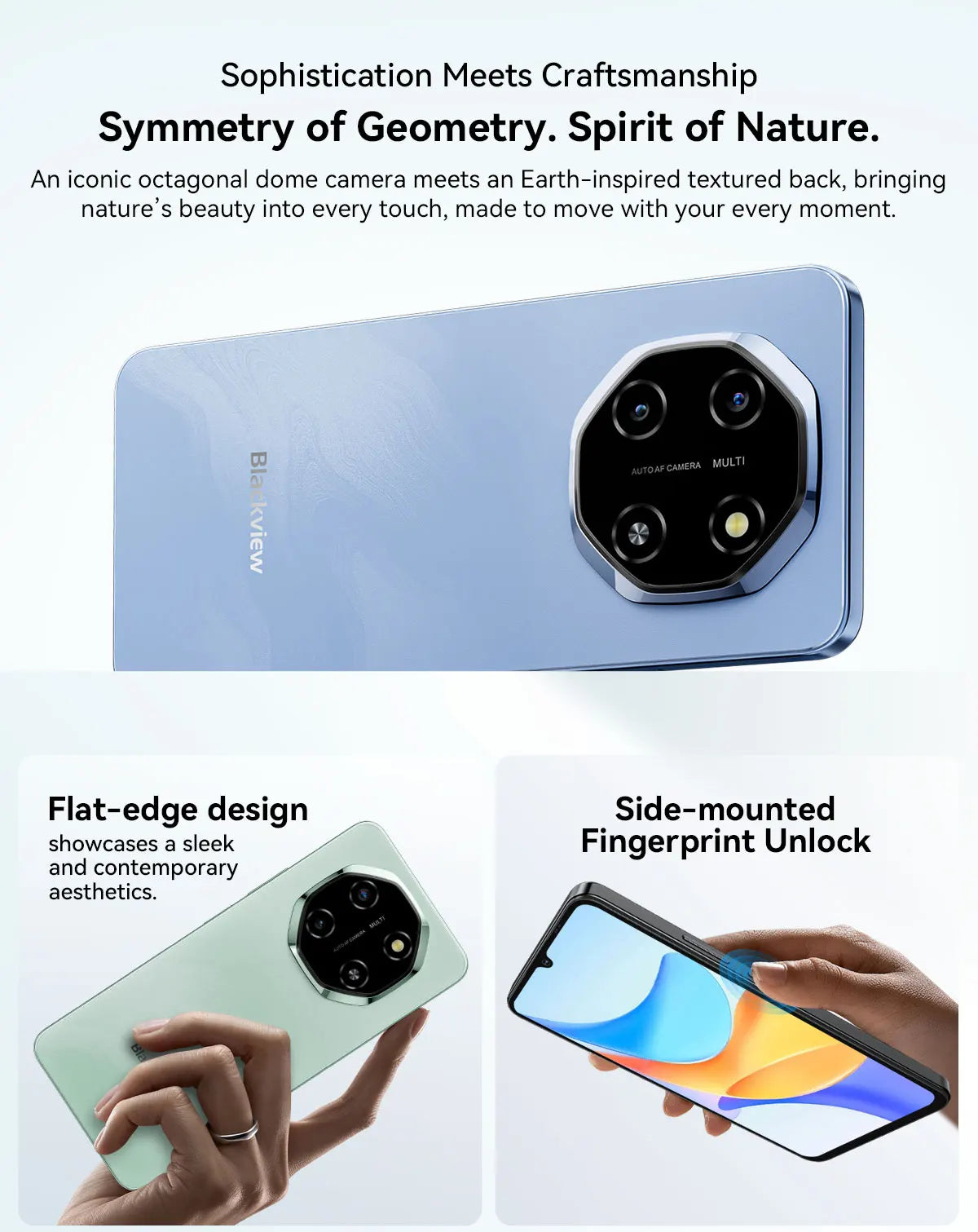 Blackview SHARK 6 AI Smartphone Android 15 Unisoc T8100 5G Mobile Phone 6.88'' Display 120Hz, 8+16GB RAM,128GB+2TB ROM, 5000mAh